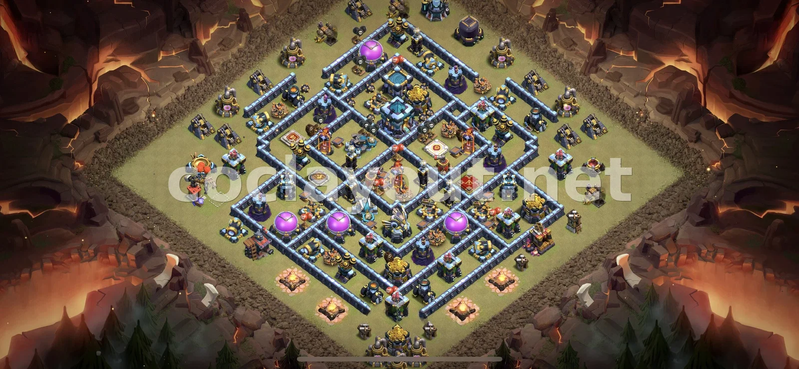 Triunfa en las Guerras con el Diseño de Guerra TH13 – vista previa del diseño TH13