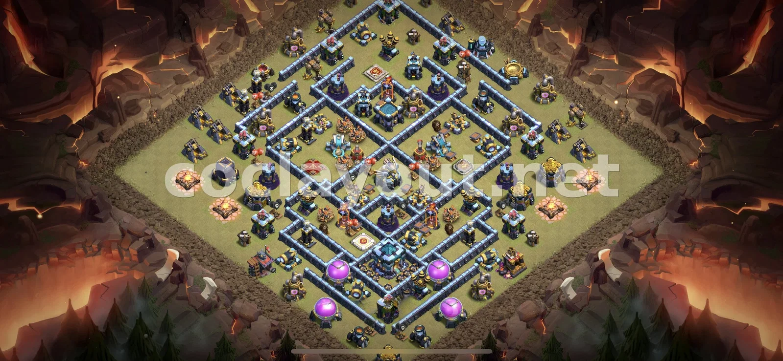 Estrategias de Diseño de Guerra TH13 – vista previa del diseño TH13