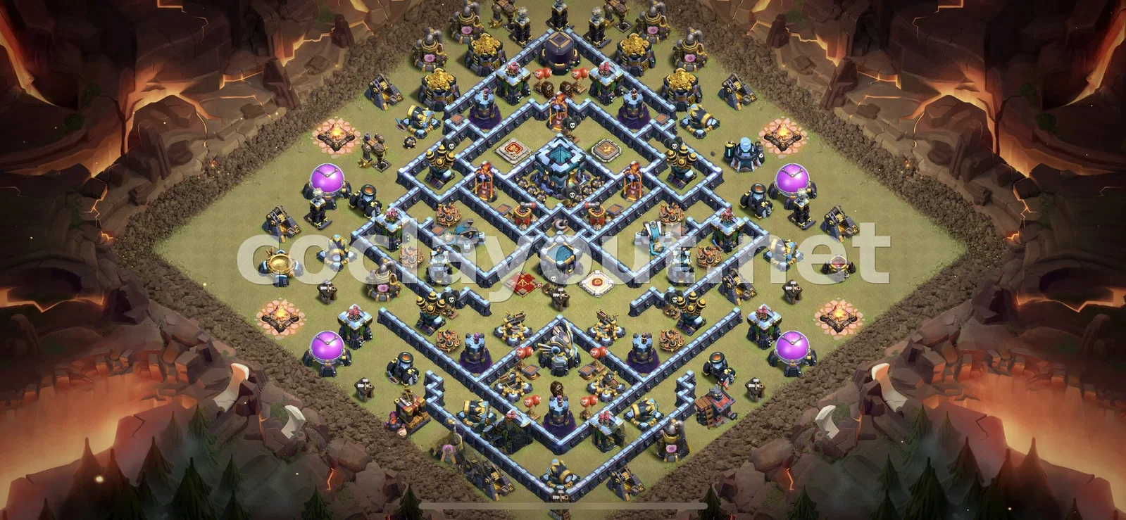 Mejor Diseño de Guerra TH13 – vista previa del diseño TH13