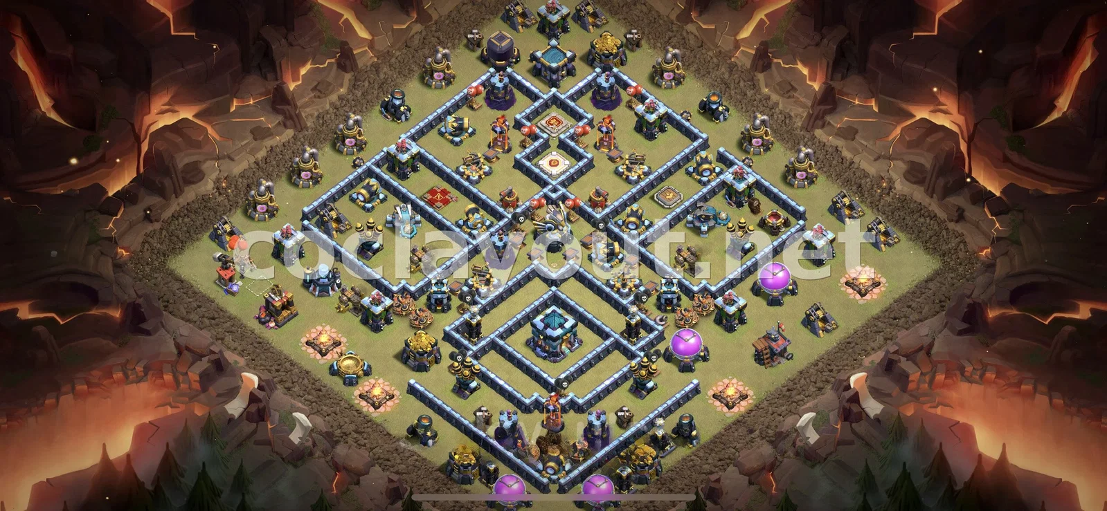 Diseño de Guerra Estratégico TH13 – vista previa del diseño TH13