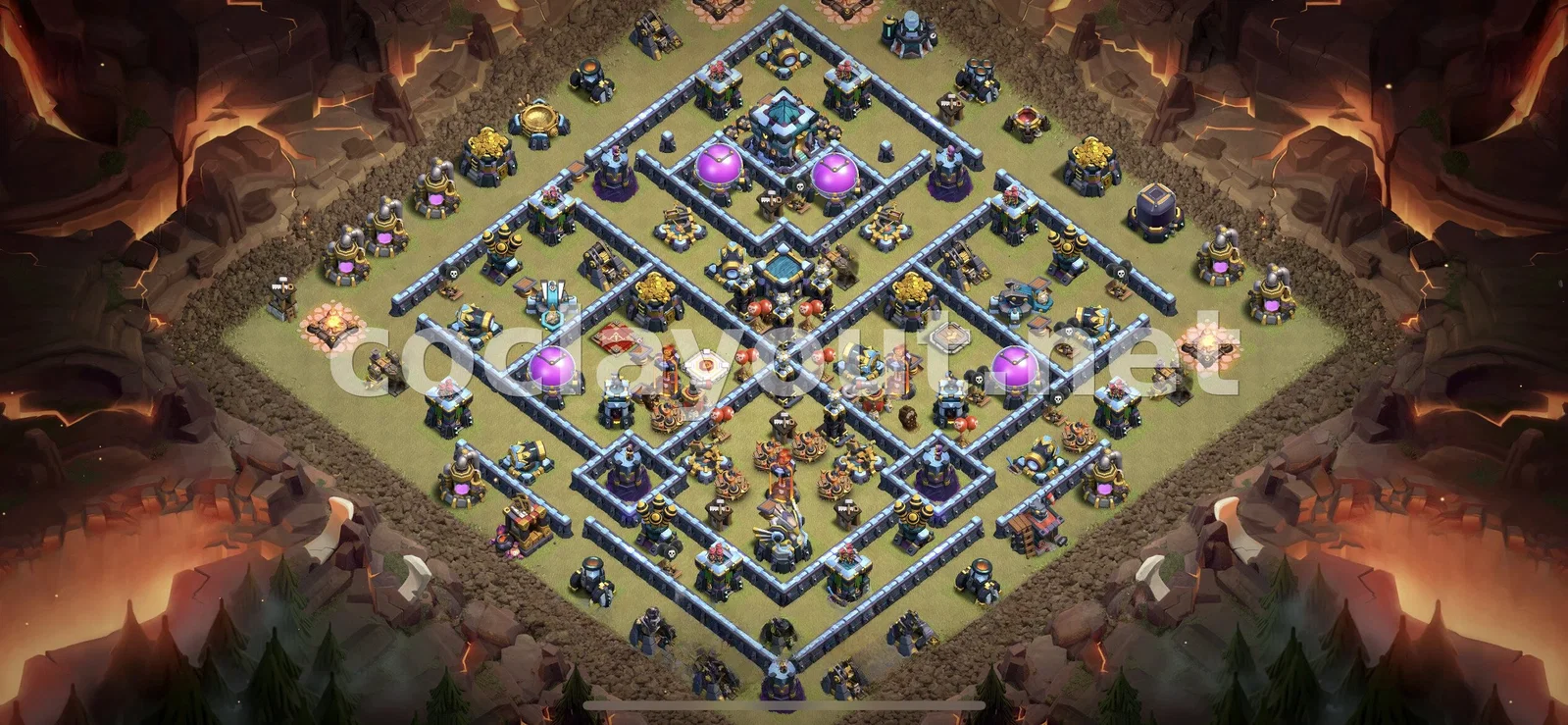 TH13 Diseño de Guerra - Estrategia Efectiva – vista previa del diseño TH13