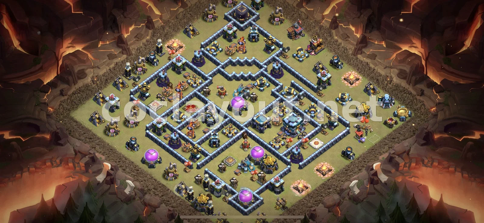 Asegura tus Victorias con Este Diseño de Guerra TH13 – vista previa del diseño TH13