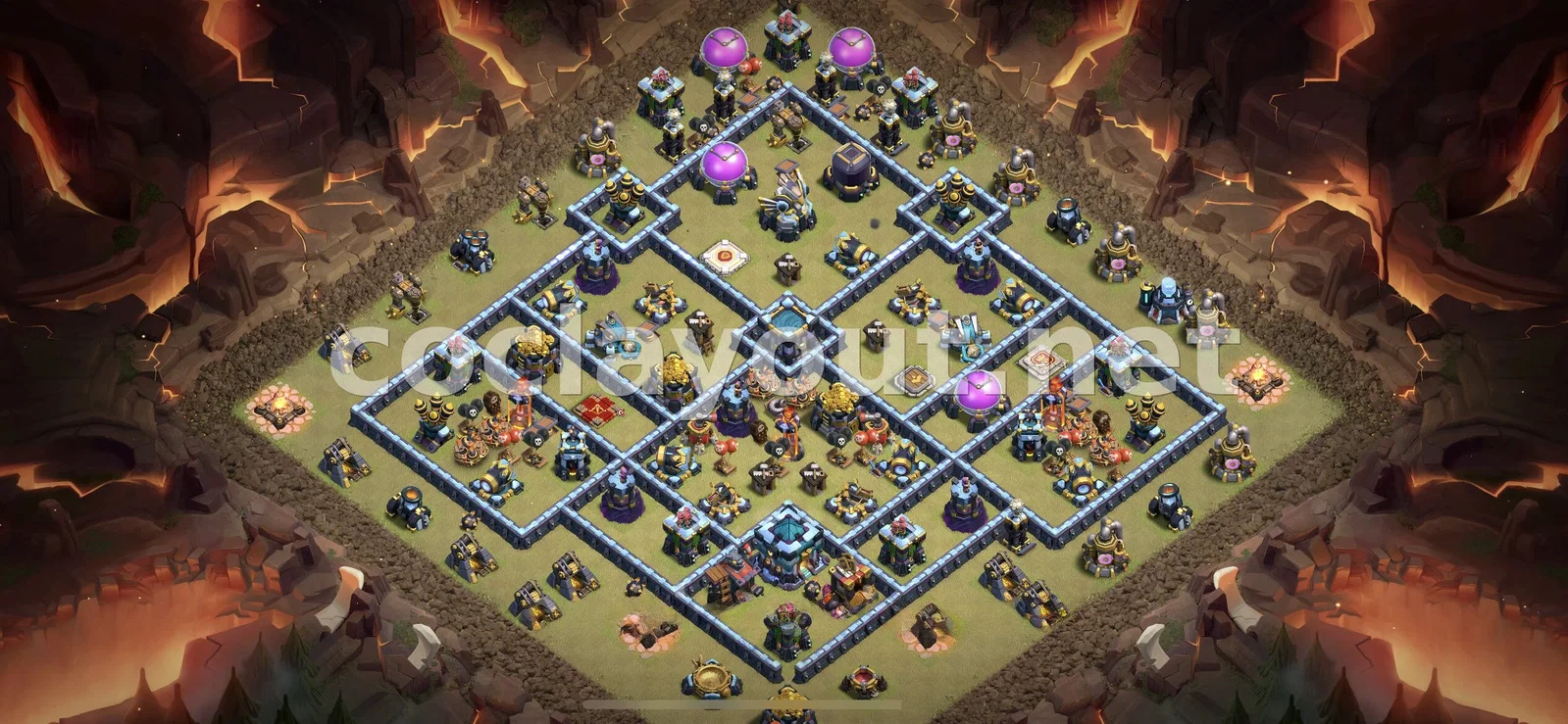 Diseño de guerra TH13 efectivo – vista previa del diseño TH13