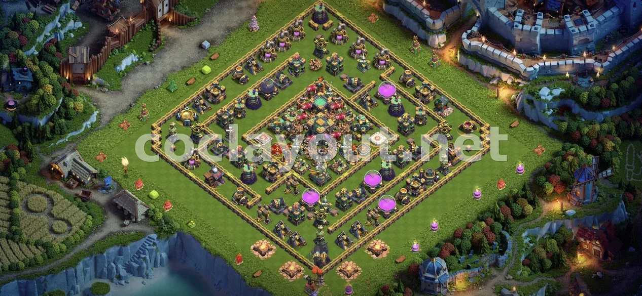 Effective Hybrid Base for TH14 – TH14 layout preview
