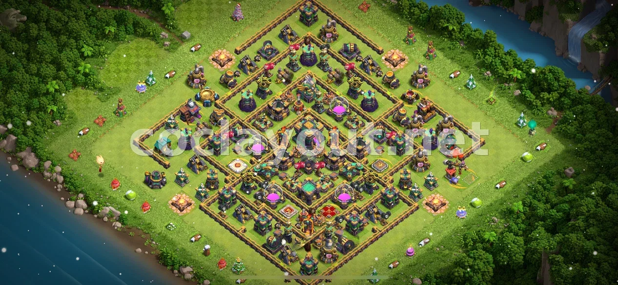 Mejor diseño de farming TH14 para proteger tu botín – vista previa del diseño TH14