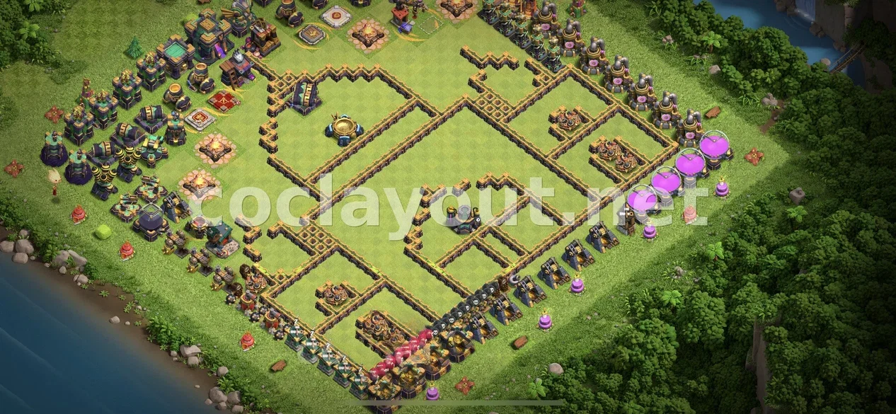 Effective Hybrid Base for TH14 – TH14 layout preview