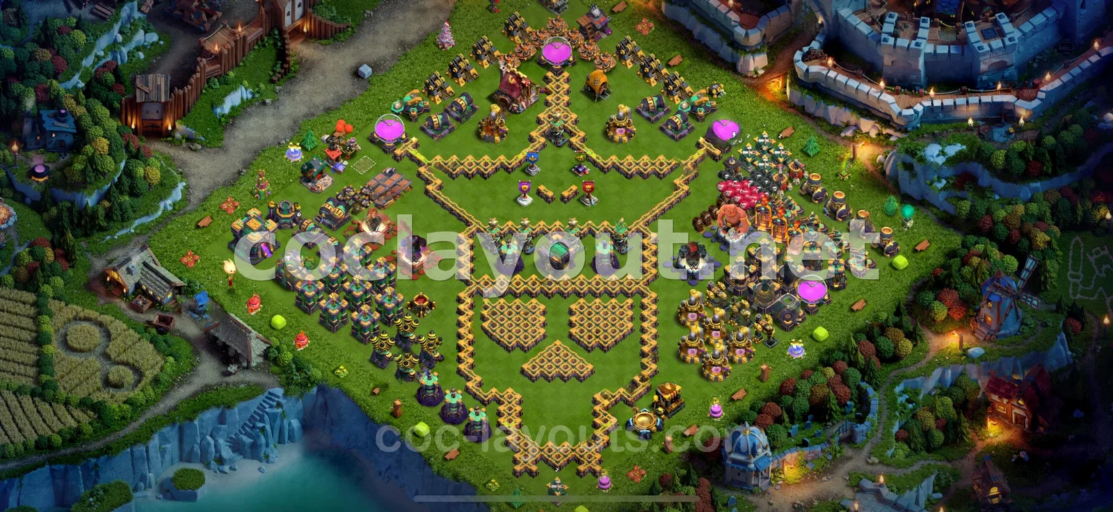 Effective Hybrid Base TH14 – TH14 layout preview