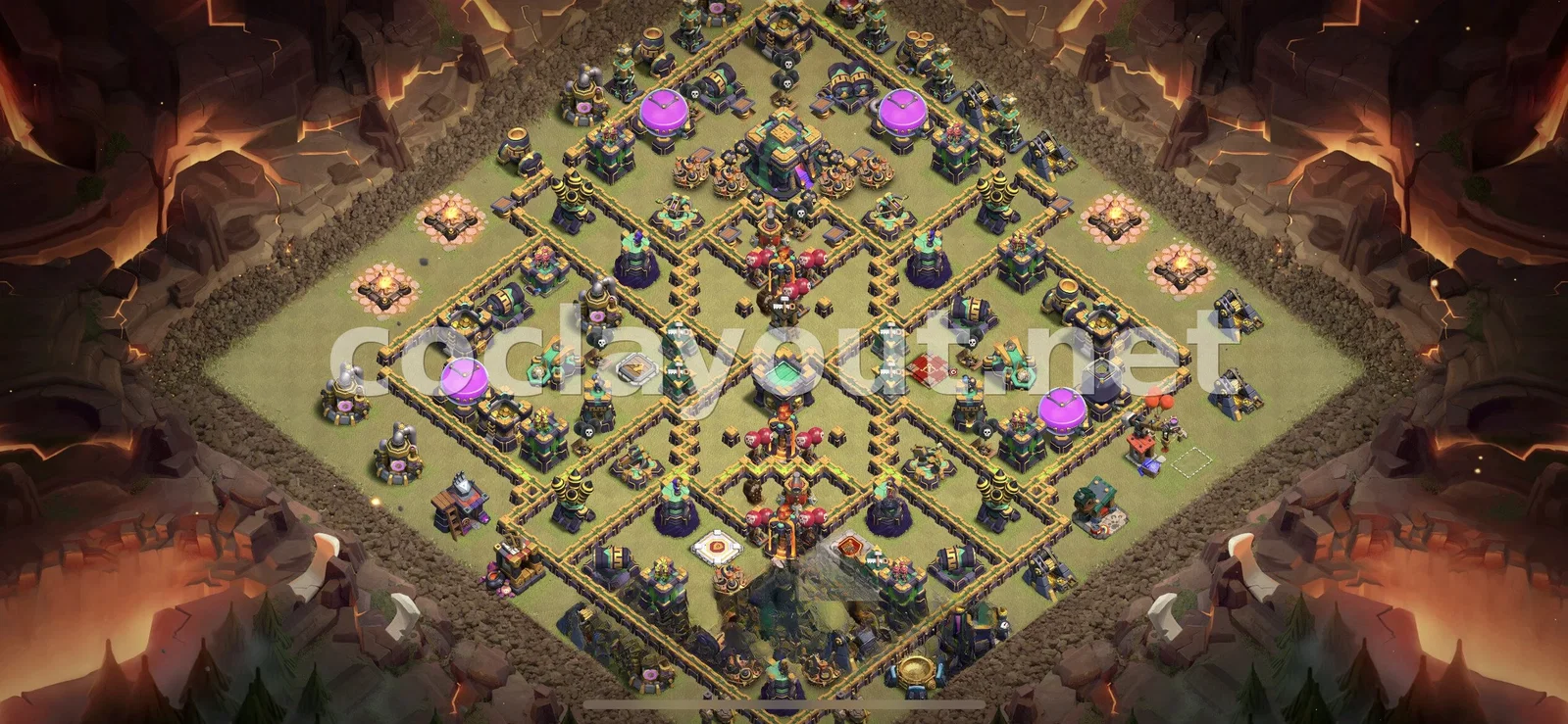 Optimisez votre Base de Guerre TH14 – aperçu du plan TH14