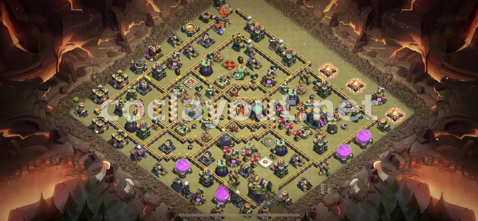 Base de Guerre TH14 #89 – aperçu du plan TH14