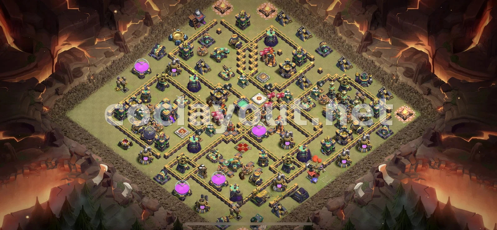 Meilleure base de guerre TH14 pour vos victoires – aperçu du plan TH14