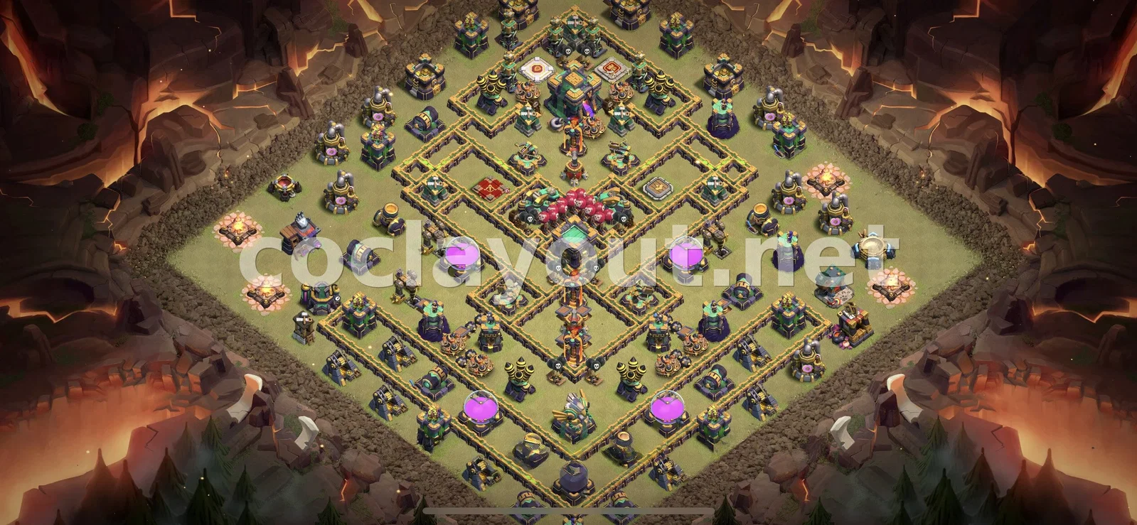 Optimisez votre base de guerre TH14 – aperçu du plan TH14