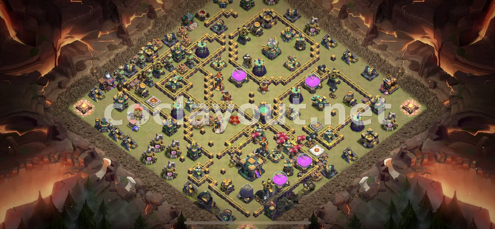 Meilleure base de guerre TH14 pour vos victoires – aperçu du plan TH14