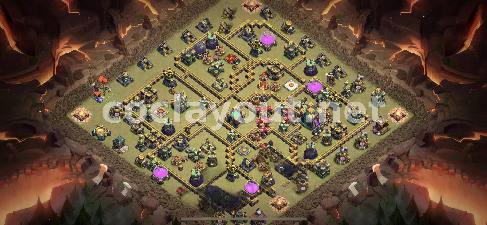 Stratégie de Base de Guerre TH14 – aperçu du plan TH14