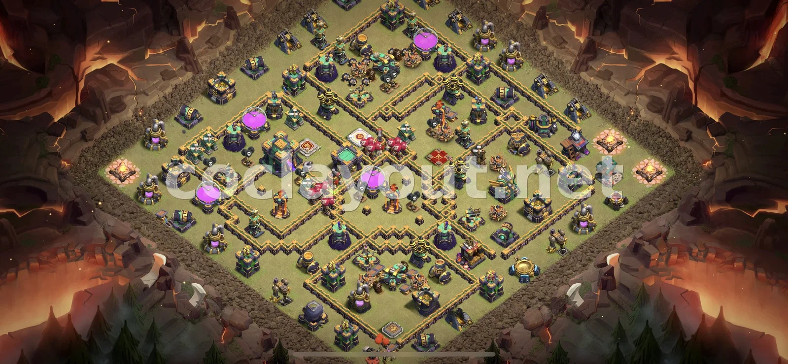 Optimisez votre base de guerre TH14 pour les Guerres de Clans – aperçu du plan TH14
