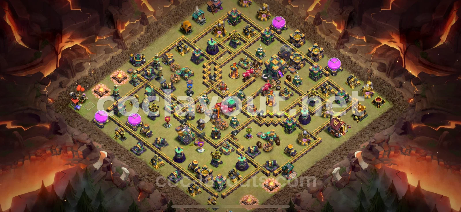 Meilleure base de guerre TH14 pour vos victoires – aperçu du plan TH14