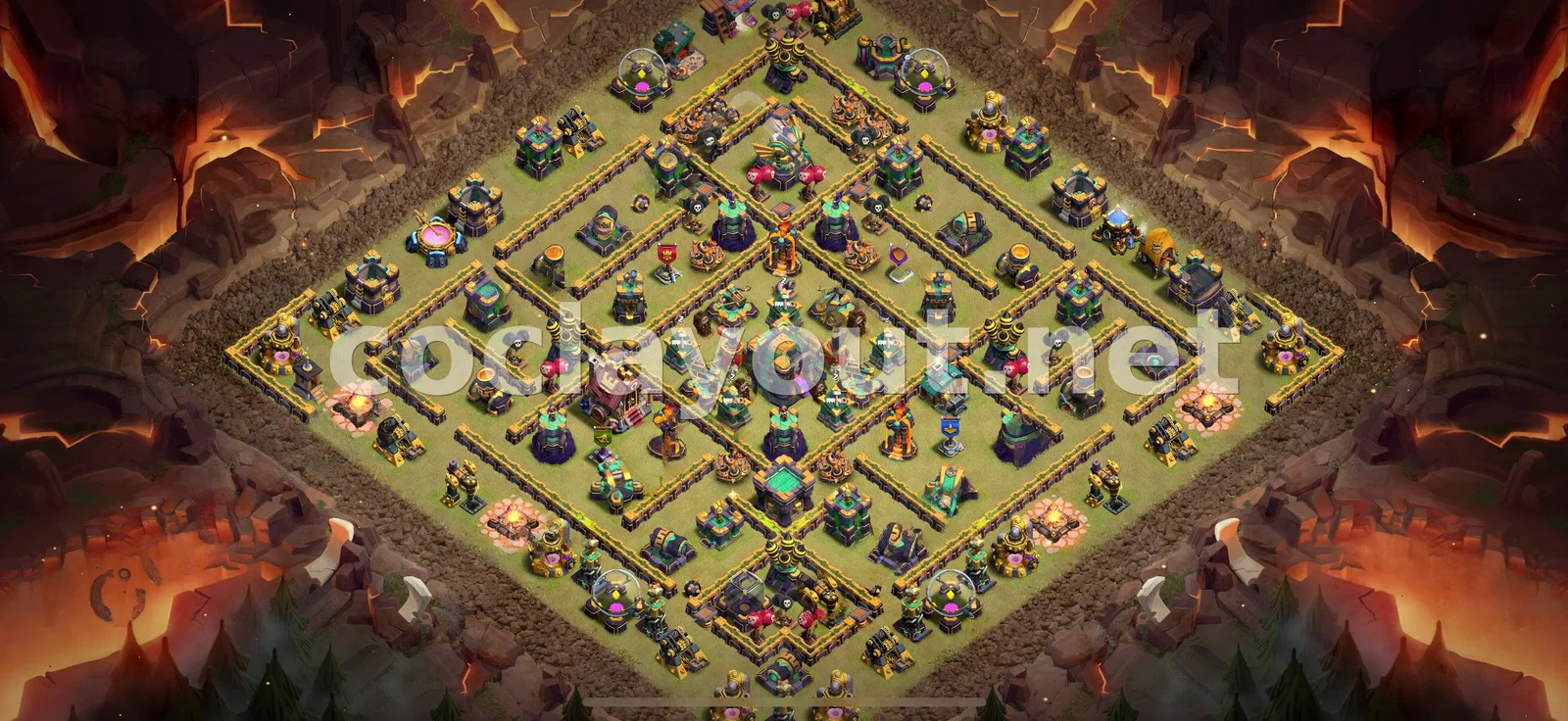 Base de Guerre TH14 #37 – aperçu du plan TH14