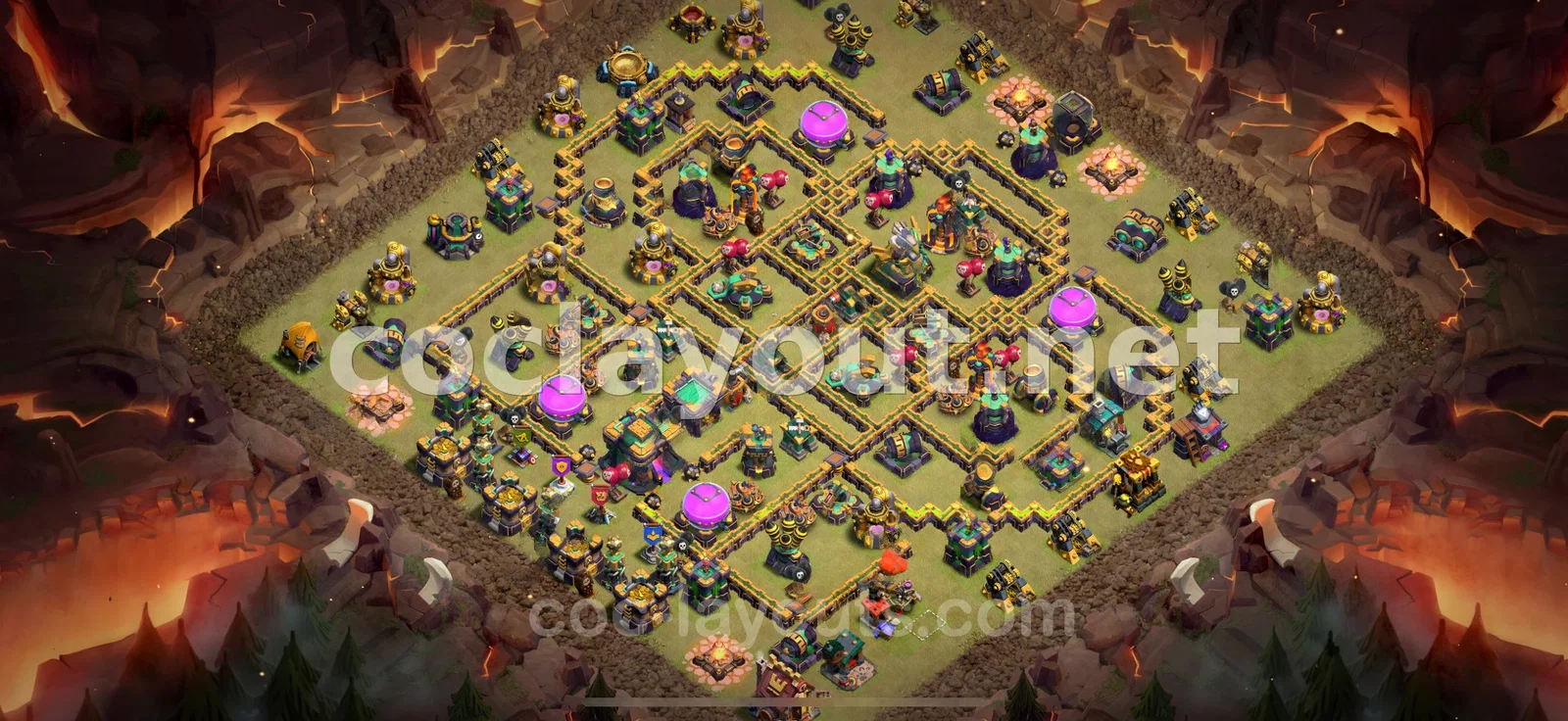 Stratégie de Base de Guerre TH14 #31 – aperçu du plan TH14