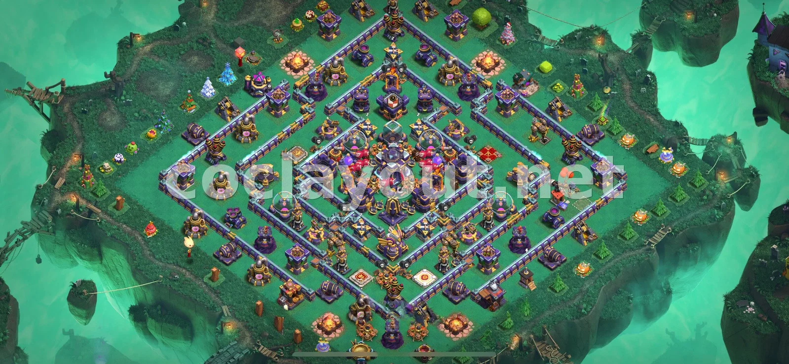 Diseño de Farming TH15 Efectivo – vista previa del diseño TH15