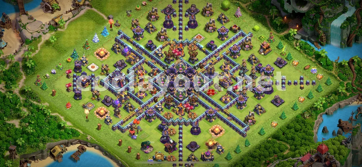 Mejor Diseño de Farming TH15 – vista previa del diseño TH15