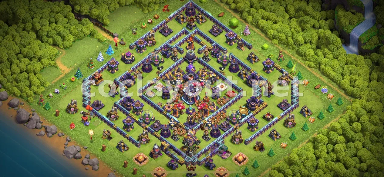 Diseño de farming TH15 para proteger tus recursos – vista previa del diseño TH15