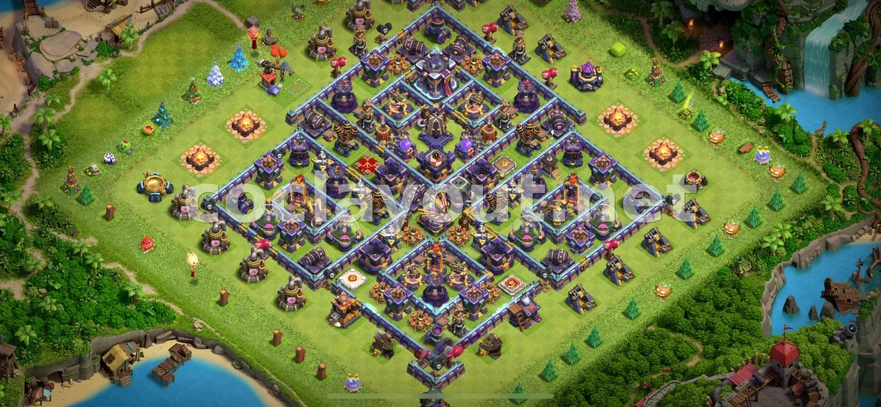 Diseño de Farming TH15 #34 – vista previa del diseño TH15