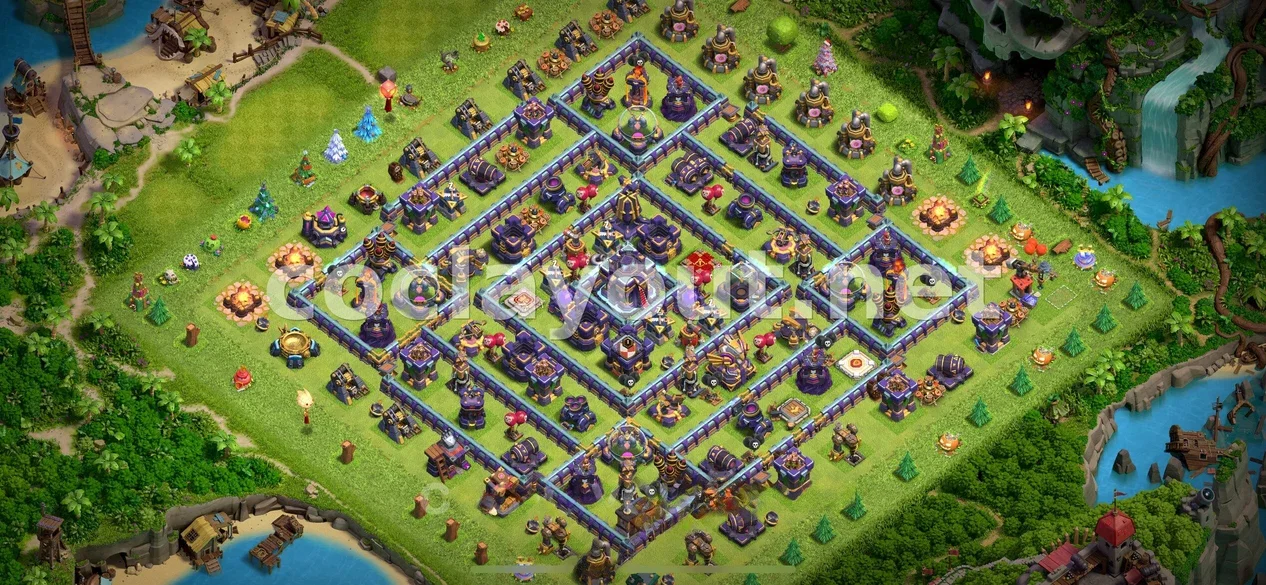 Diseño de Farming TH15 Eficaz – vista previa del diseño TH15