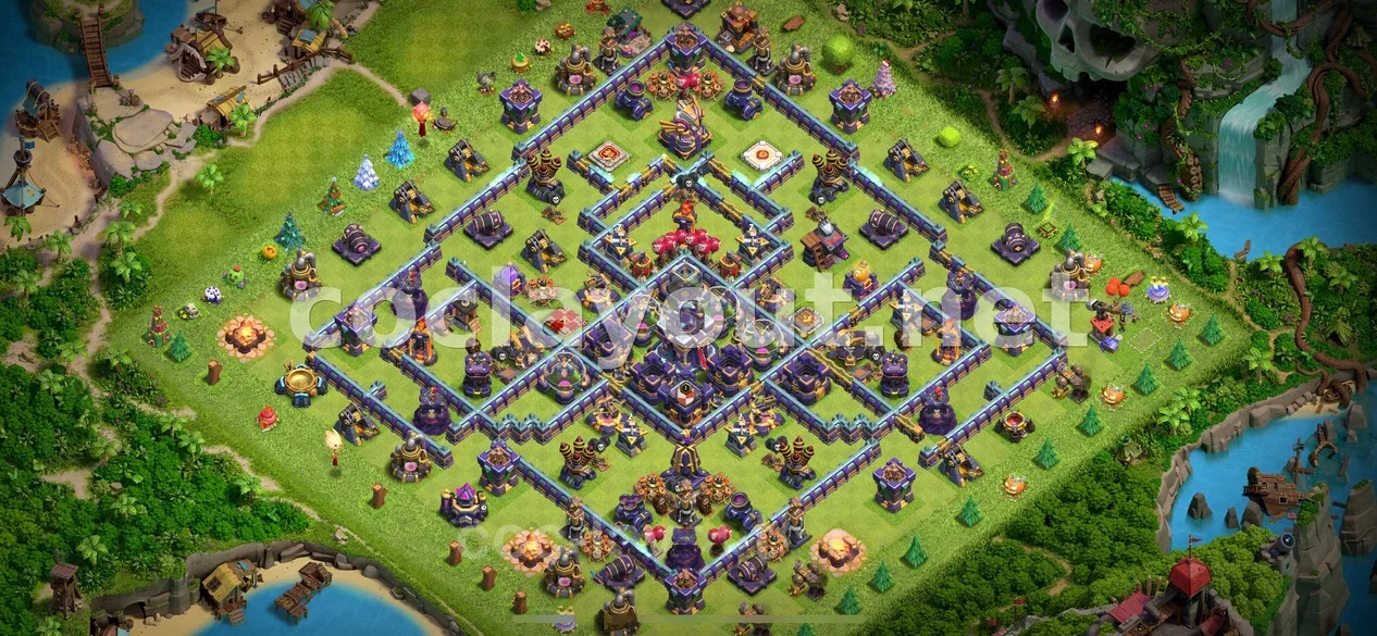 Diseño de Farming TH15 #29 – vista previa del diseño TH15