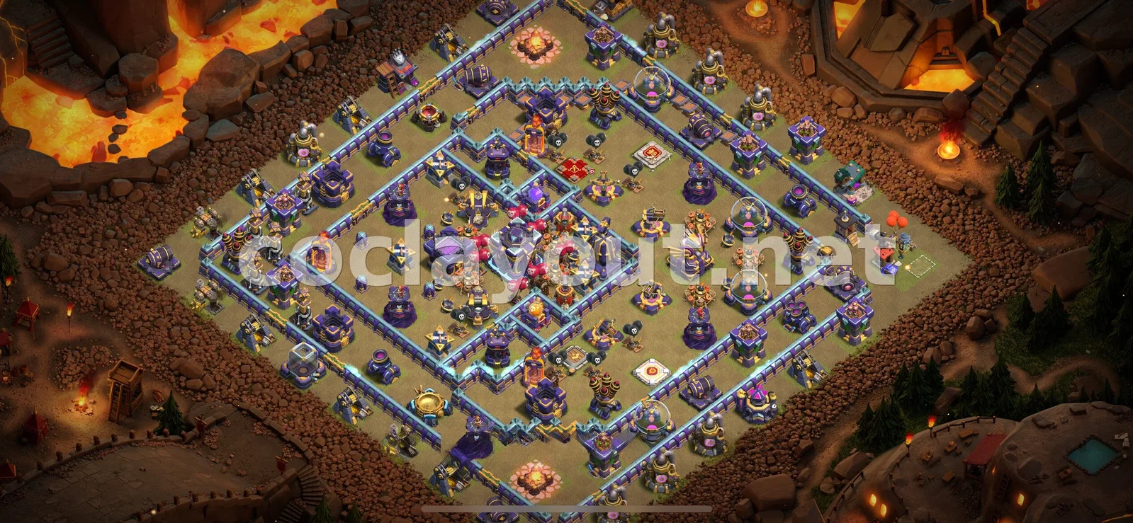 Lien d'Importation de Base de Guerre TH15 – aperçu du plan TH15