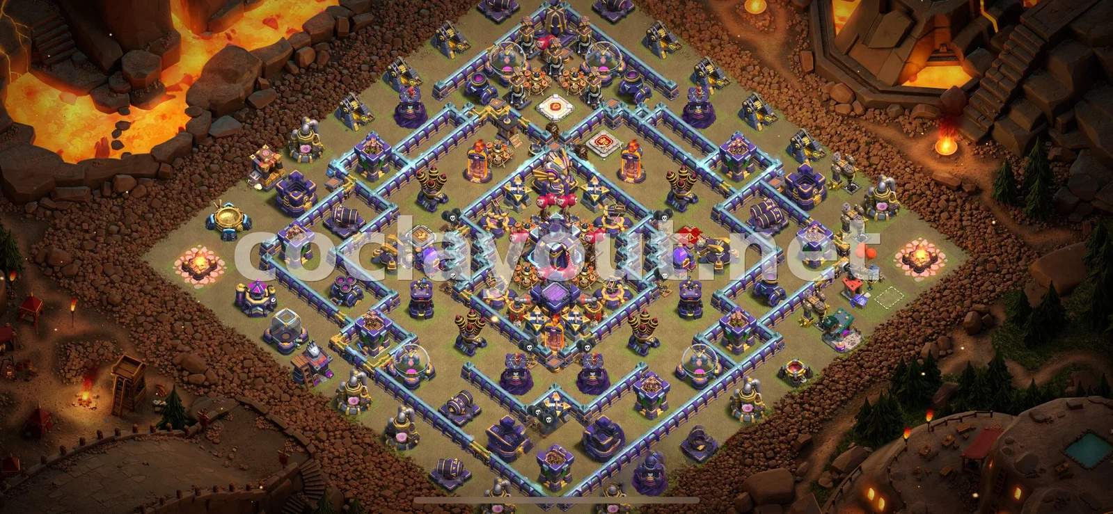 TH15 Base de Guerre - Conception Idéale pour Gagner – aperçu du plan TH15