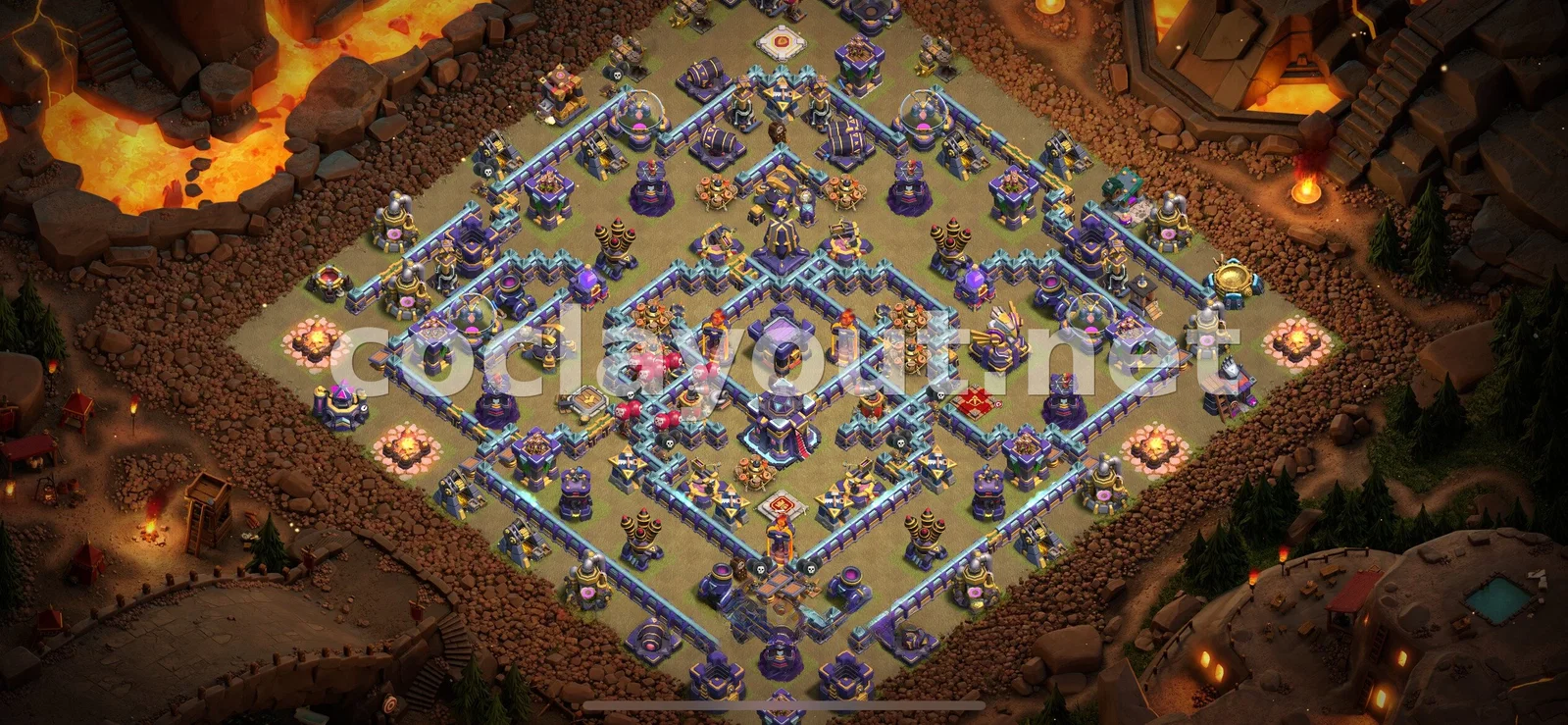Conception de Base de Guerre TH15 Efficace – aperçu du plan TH15