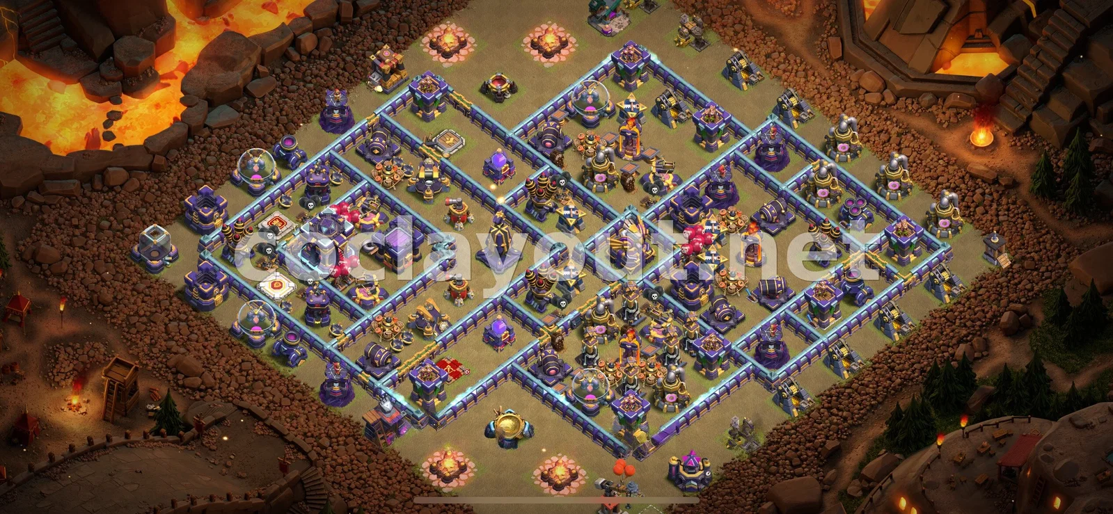 Meilleure base de guerre TH15 pour votre village – aperçu du plan TH15