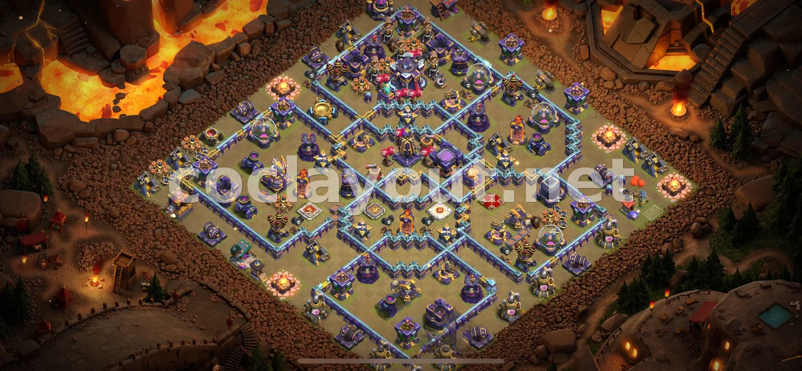TH15 War Base #52 – TH15 layout preview