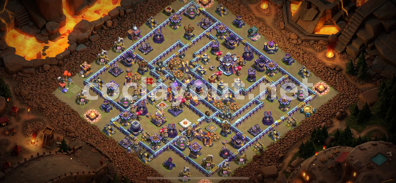 Effective TH15 War Base – TH15 layout preview