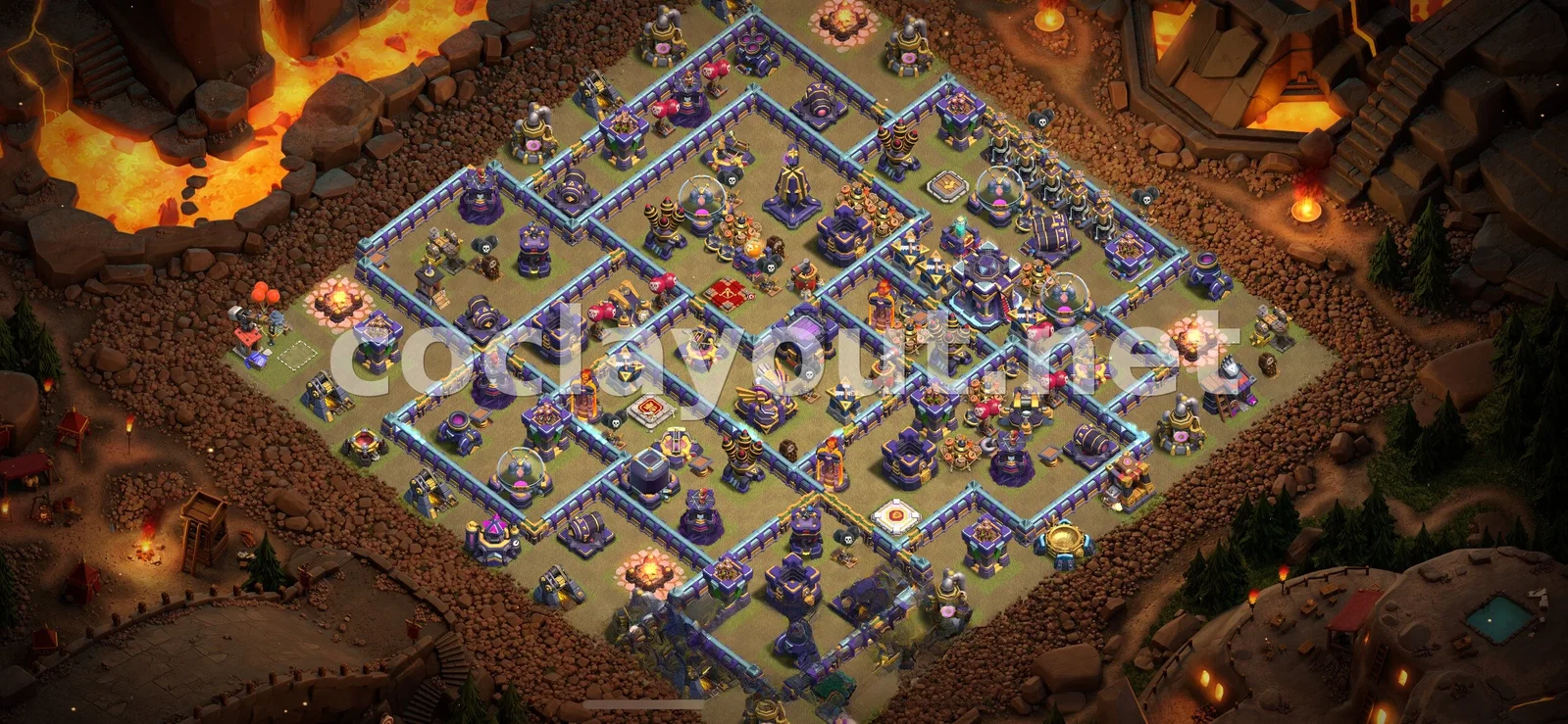 TH15 War Base #48 – TH15 layout preview