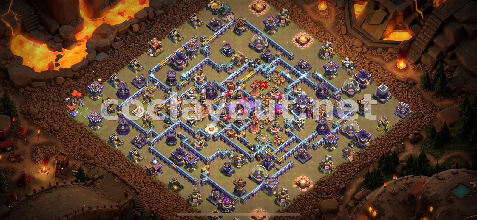 Effective TH15 War Base – TH15 layout preview