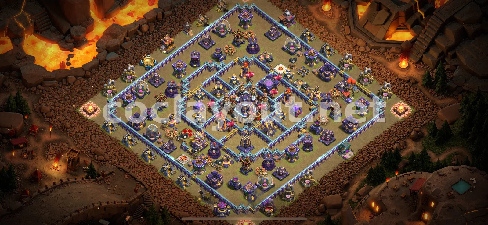 Optimisez vos Guerres de Clans avec cette Base de Guerre TH15 – aperçu du plan TH15