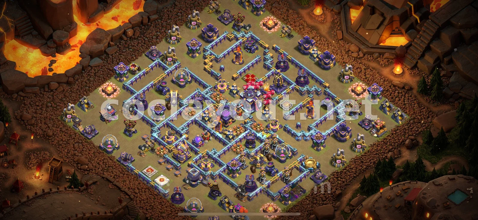 TH15 War Base #40 – TH15 layout preview
