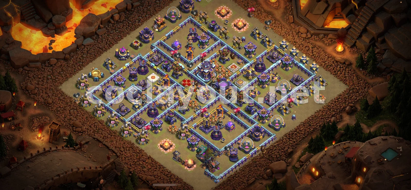 Strategic TH15 War Base Layout – TH15 layout preview