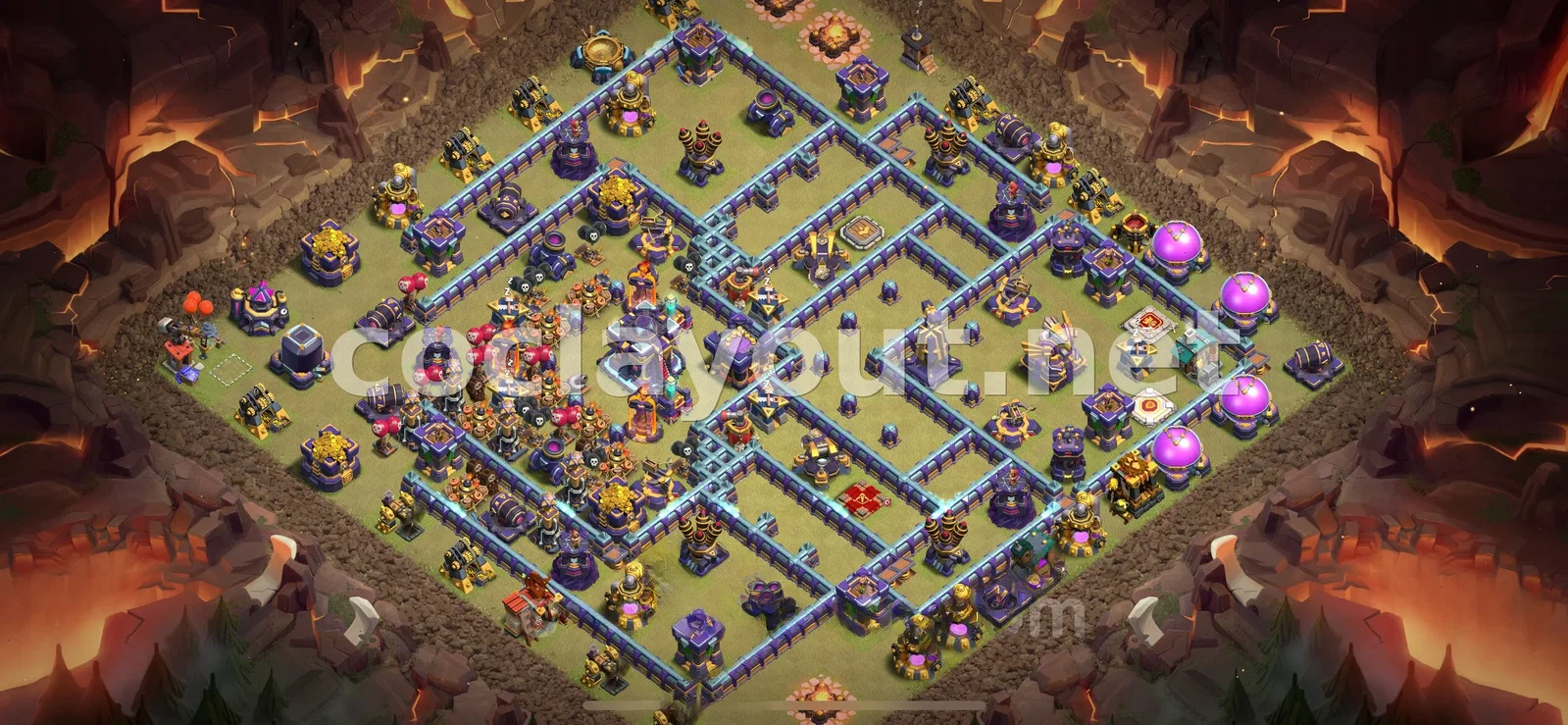 TH15 War Base #32 – TH15 layout preview