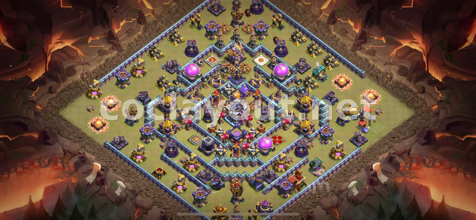 Strong TH15 War Base Layout for Clan Wars – TH15 layout preview