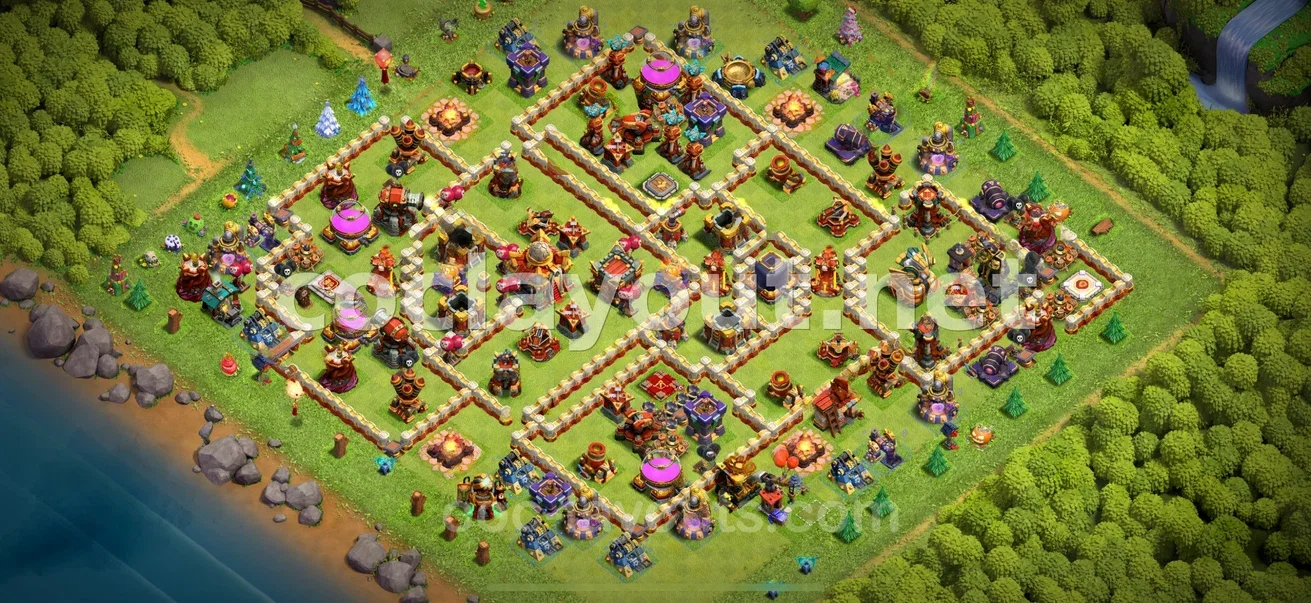 Optimitza la teva Base Híbrida TH16 – previsualització del disseny TH16