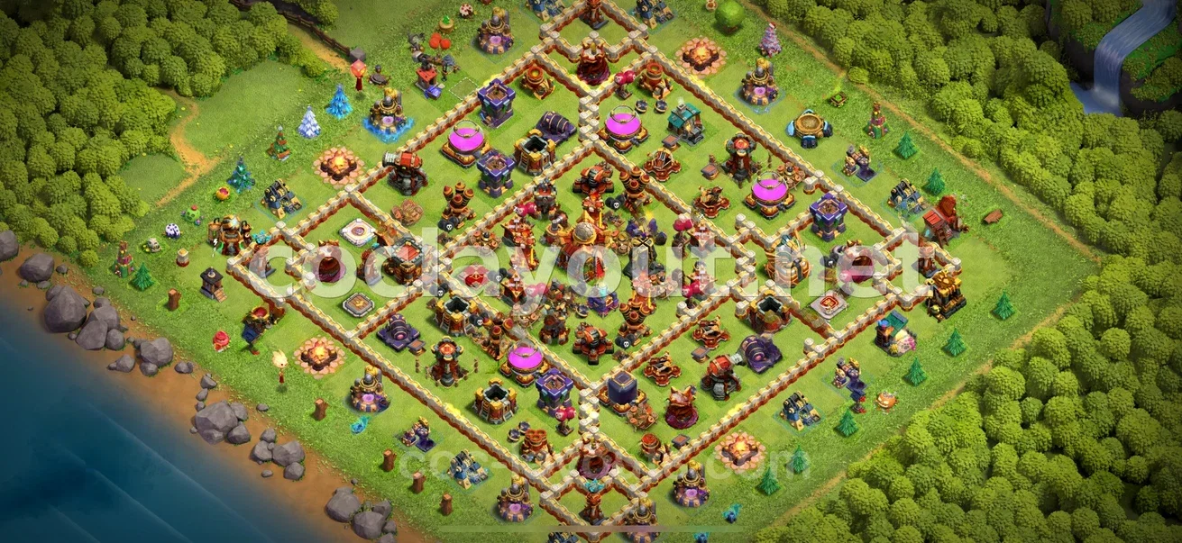 Meilleure base de farm TH16 pour sécuriser vos ressources – aperçu du plan TH16