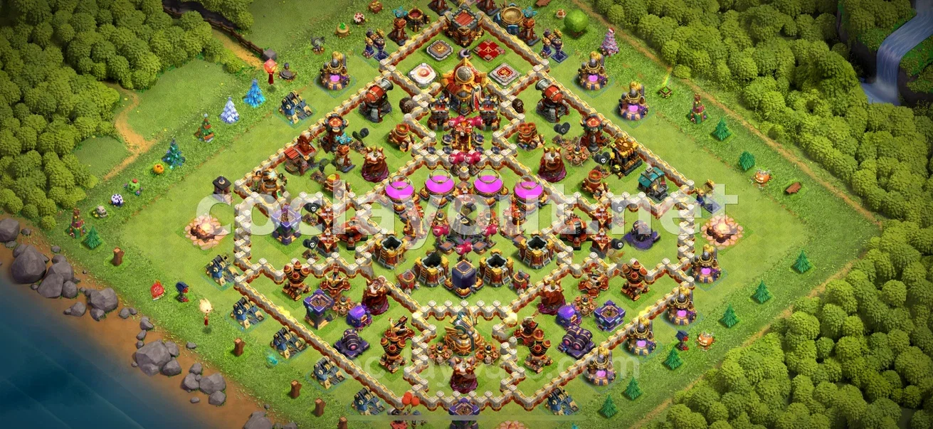 Meilleure base de farm TH16 pour protéger votre butin – aperçu du plan TH16