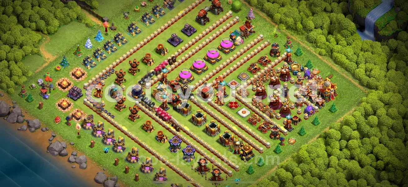 Domina la Teva Base Híbrida TH16 per a Jugades Equilibrades – previsualització del disseny TH16