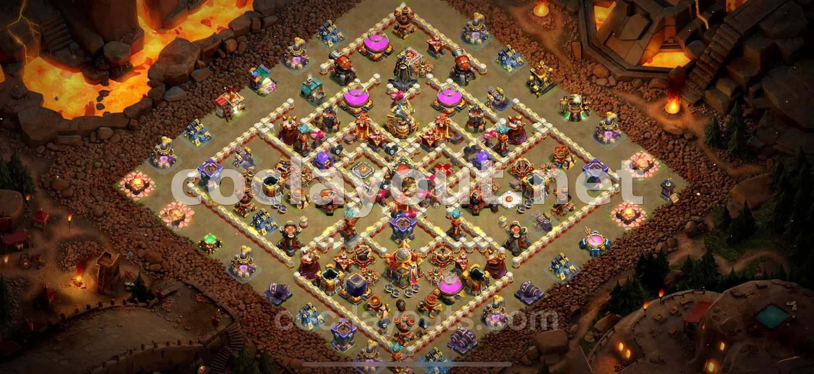 Stratégie de Base de Guerre TH16 – aperçu du plan TH16