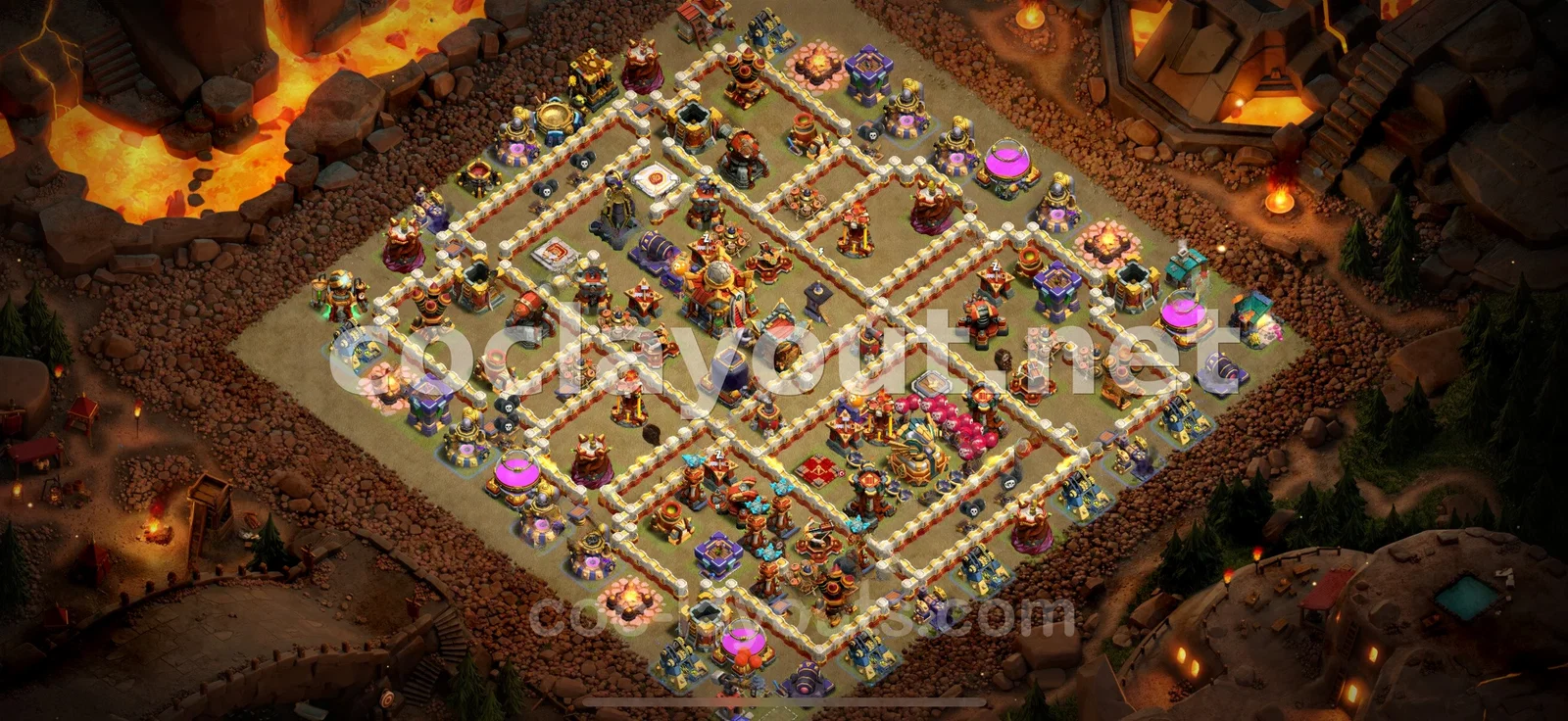 Effective TH16 War Base for Clan Wars – TH16 layout preview