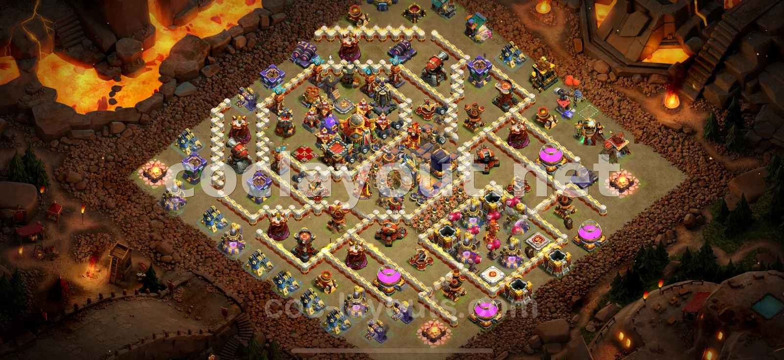 Estrategia de Diseño de Guerra TH16 – vista previa del diseño TH16