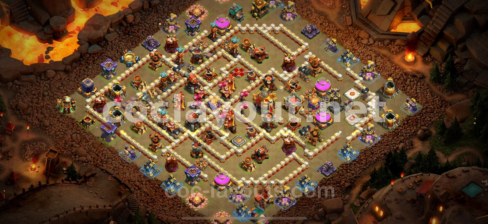 TH16 Diseño de Guerra: Mejora Tu Estrategia – vista previa del diseño TH16