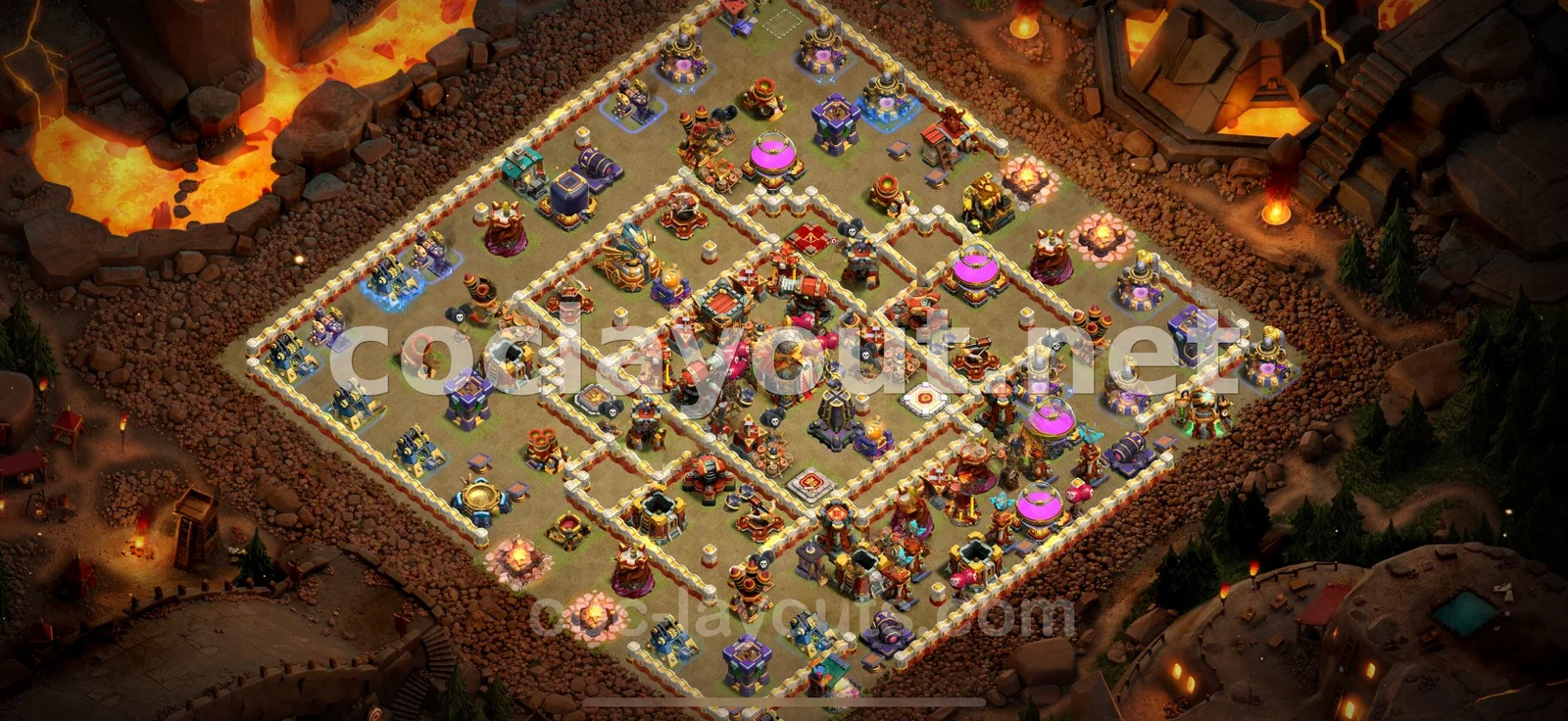 Diseño de Guerra TH16 efectivo – vista previa del diseño TH16