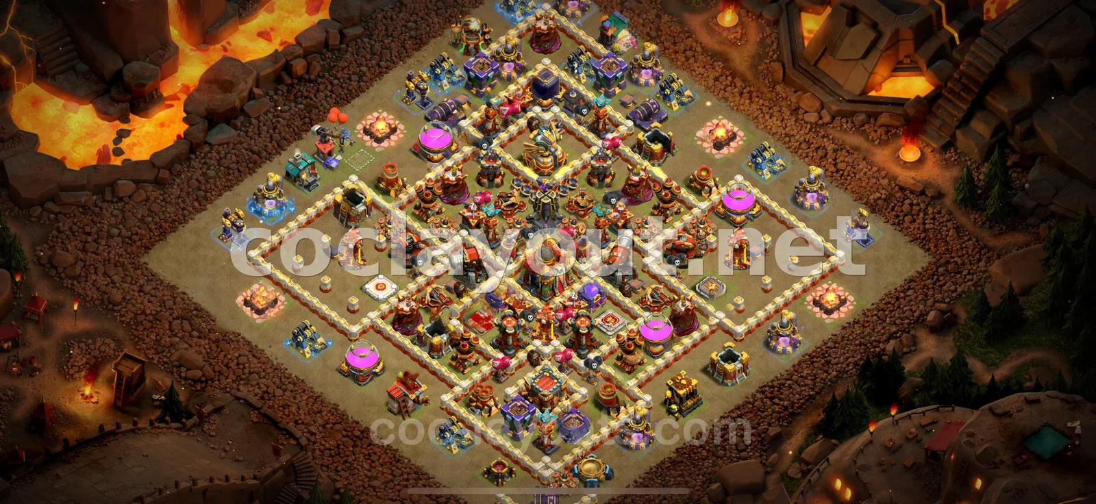 Diseño de Guerra TH16 Estratégico y Pro – vista previa del diseño TH16